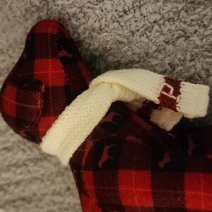 ❤️🖤❄️ViNtAgE PINK Victoria's Secret Red and Black Plaid Winter Mini Dog❄️🖤❤️